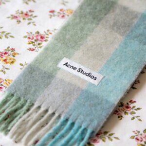 Acne Studios Plaid Scarf